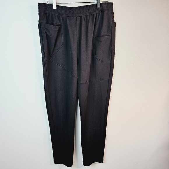CAbi #4135 Black Veranda Lounger Knit Pants - Picture 2 of 8